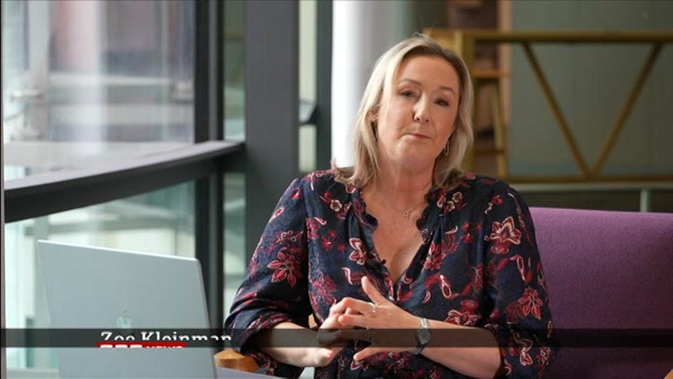 Broadcast still at 4m 30s. BBC One, BBC News, 14 September 2026.