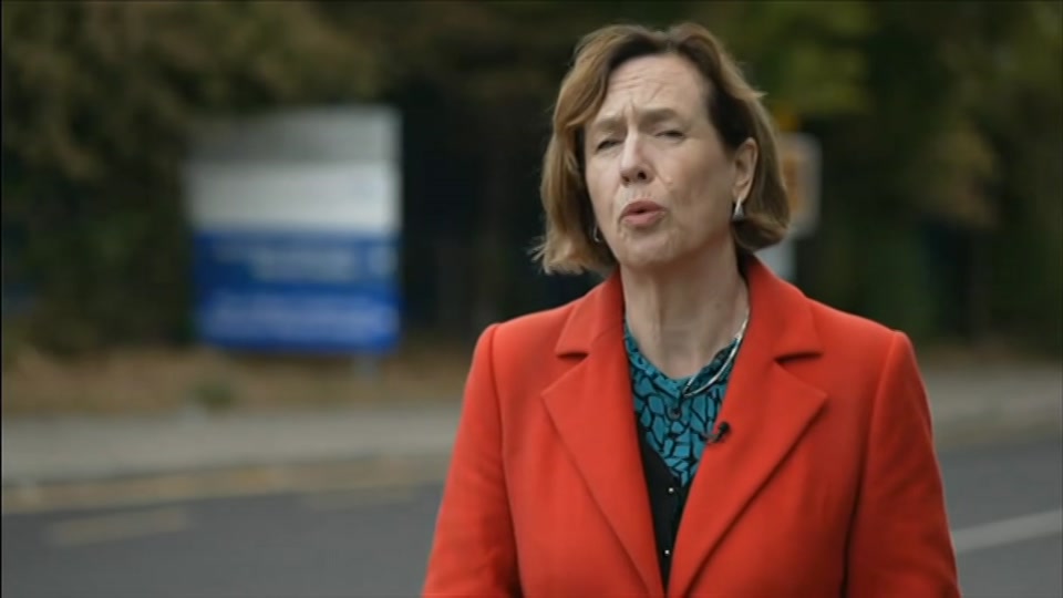 Broadcast still at 16m. BBC One, BBC News, 14 September 2026.