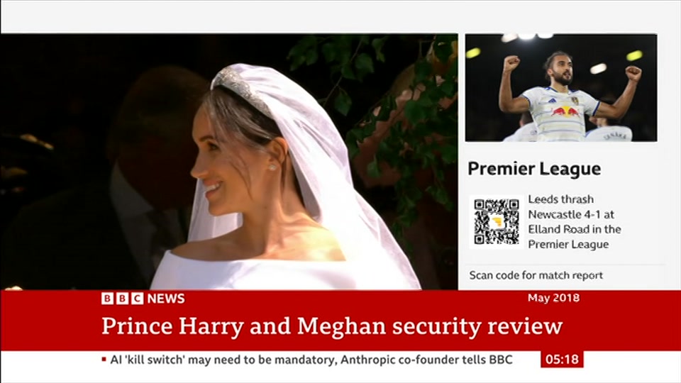 Still from BBC News at 18:30