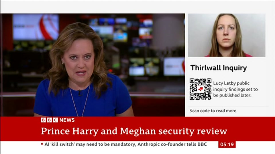 Still from BBC News at 19:30