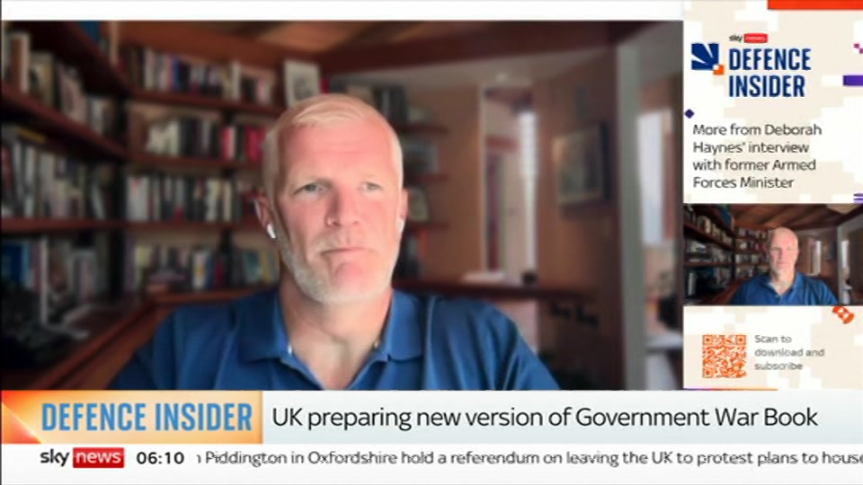 Broadcast still at 10m 30s. Sky News, Mornings, 15 September 2026.