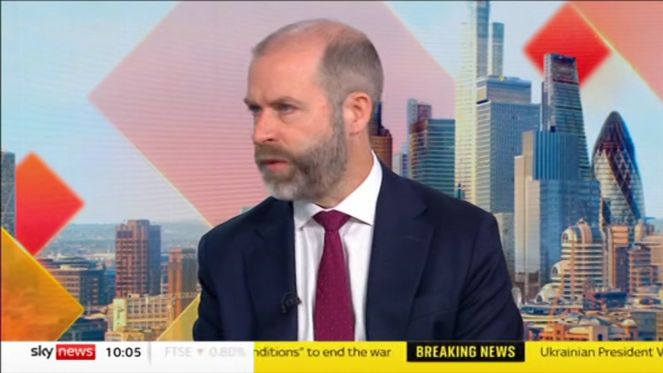 Still from Sky News at 5:30