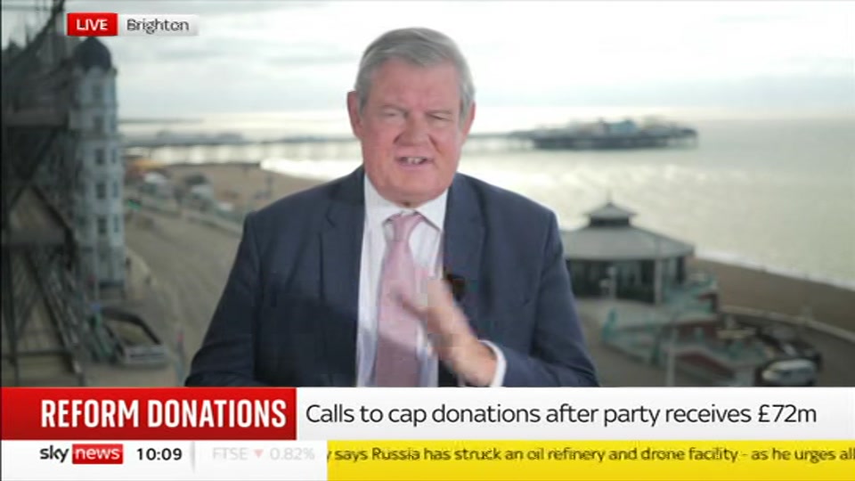 Still from Sky News at 9:00