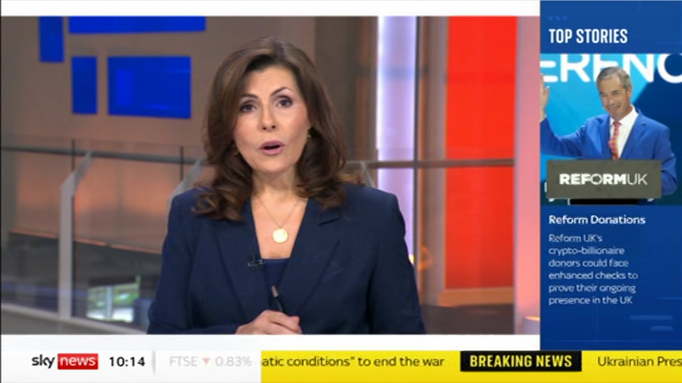 Still from Sky News at 14:00