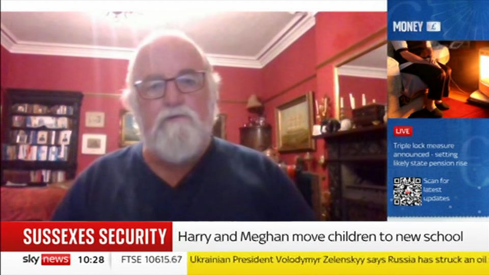 Broadcast still at 28m. Sky News, Sky News Today with Gareth Barlow, 15 September 2026.