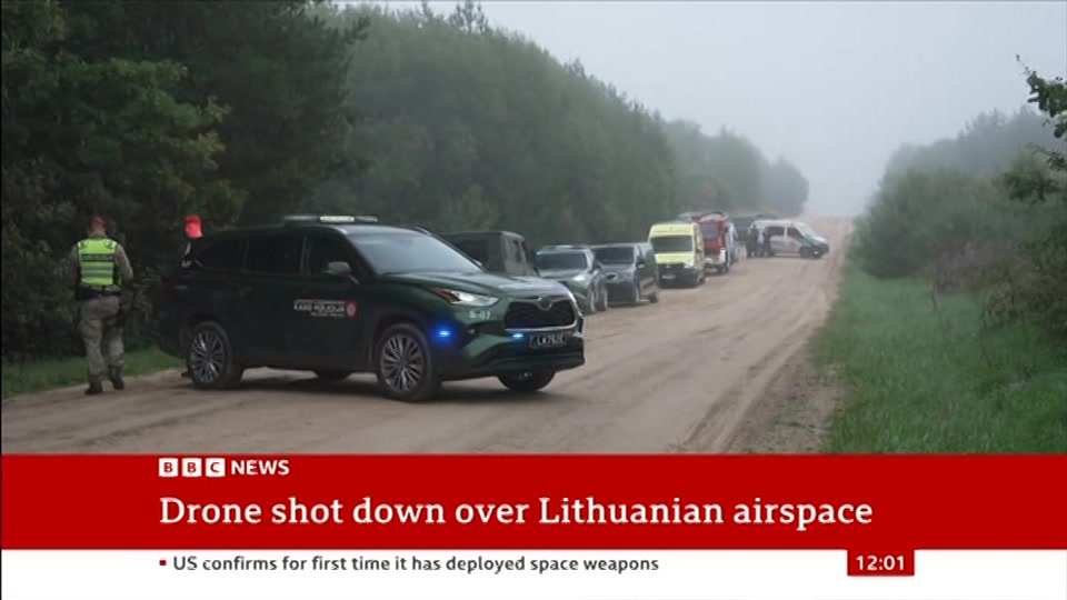 Still from BBC News at 1:00