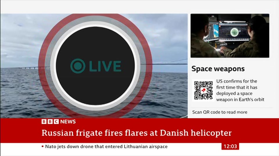 Still from BBC News at 3:00