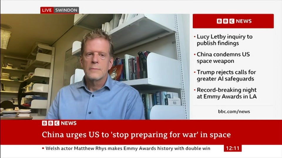 Still from BBC News at 11:00