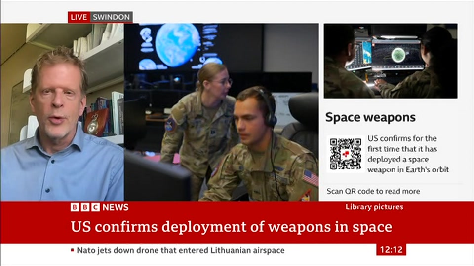 Still from BBC News at 12:00