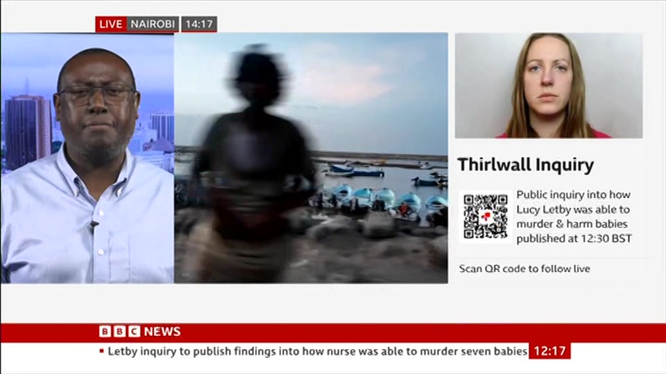 Still from BBC News at 17:30