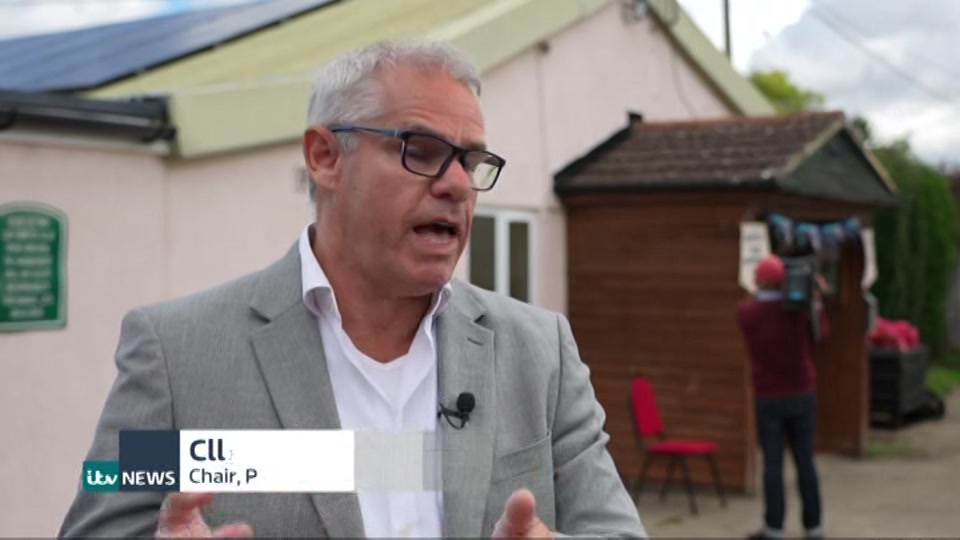 Broadcast still at 15m 30s. ITV, ITV Lunchtime News, 15 September 2026.