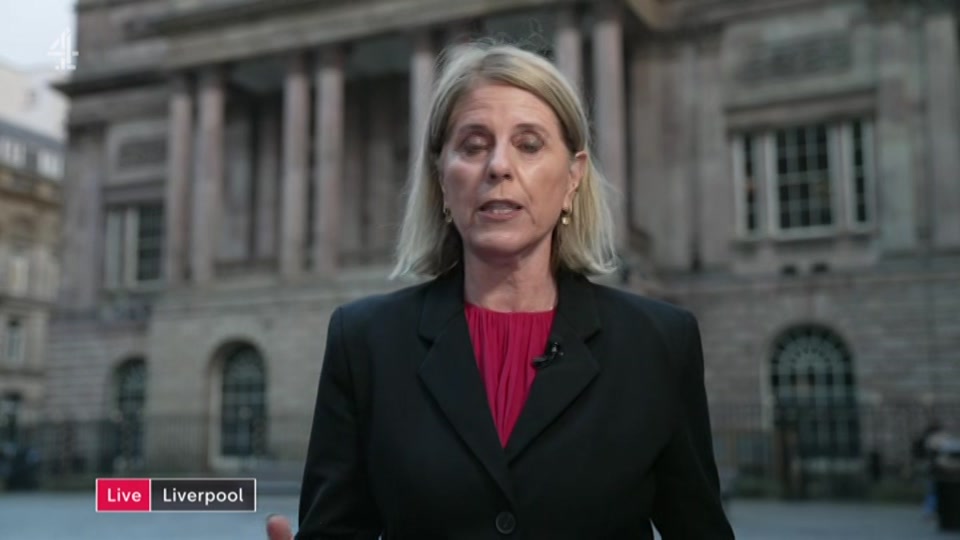 Broadcast still at 9m 30s. Channel 4, Channel 4 News, 15 September 2026.