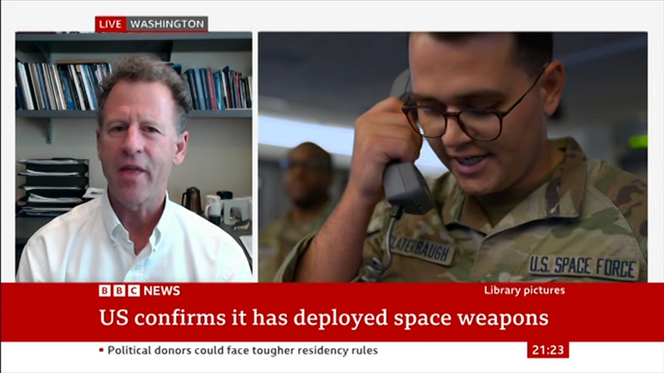 Broadcast still at 23m 30s. BBC News, The Context, 15 September 2026.