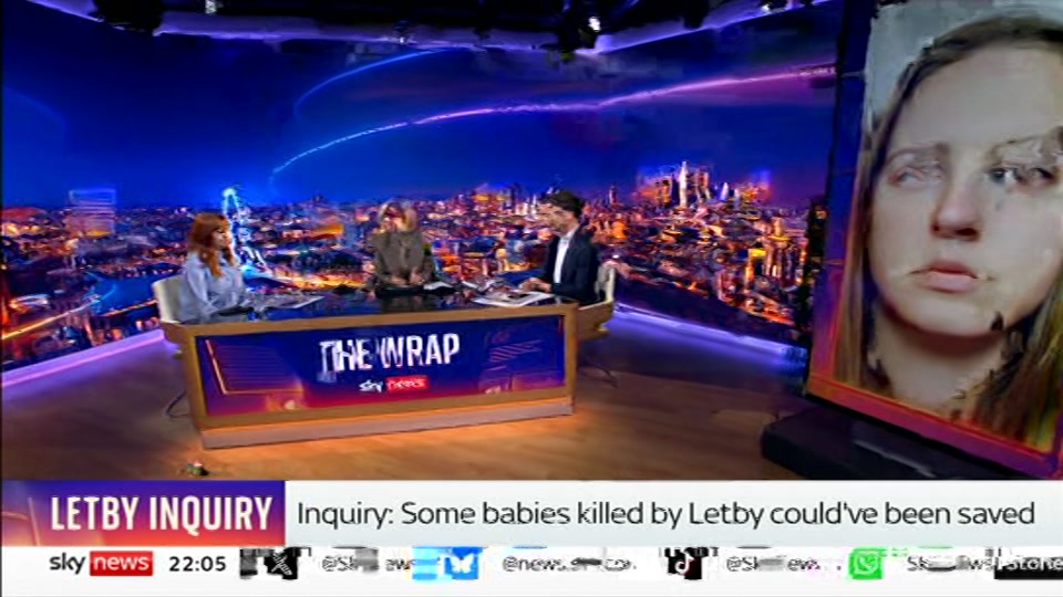 Broadcast still at 5m 30s. Sky News, The Wrap With Anna Botting, 15 September 2026.