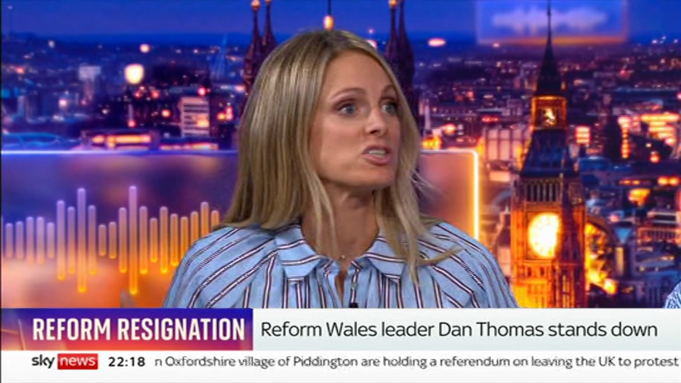 Still from Sky News at 18:30