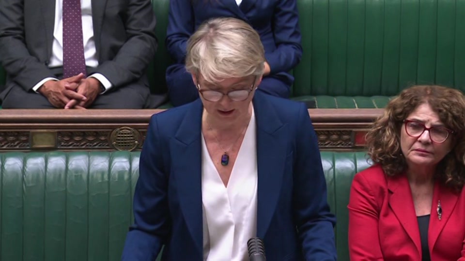 Broadcast still at 5m. ITV, ITV News at Ten, 15 September 2026.