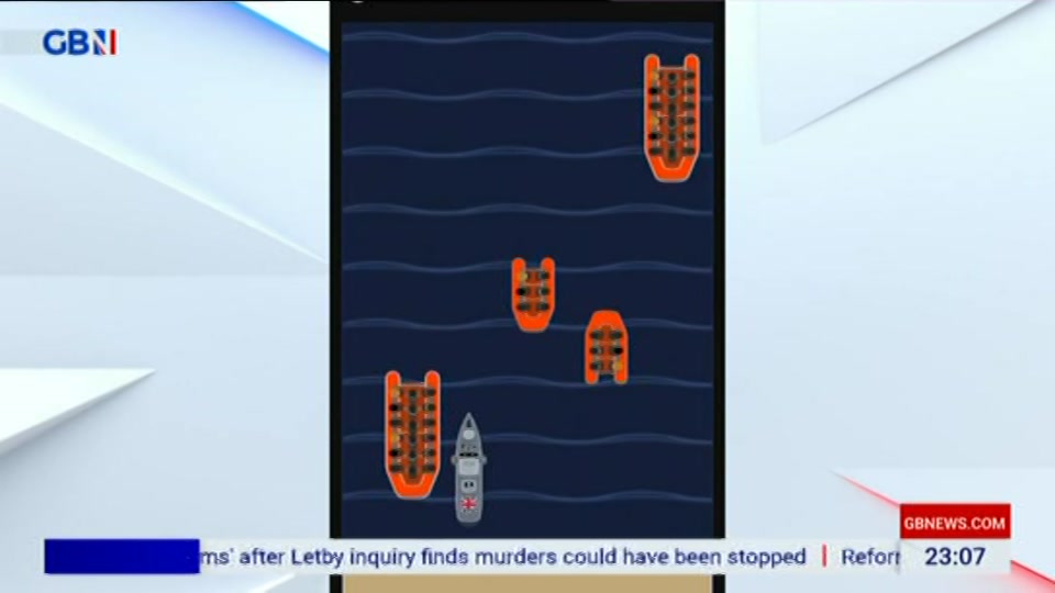 Still from GB News at 7:30
