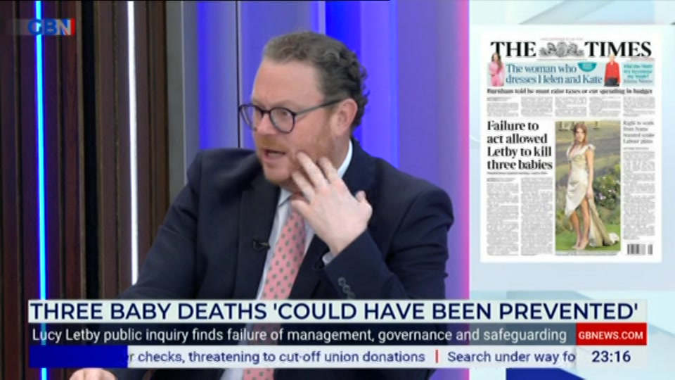 Broadcast still at 16m. GB News, New: Patrick Christys Tonight Late..., 15 September 2026.