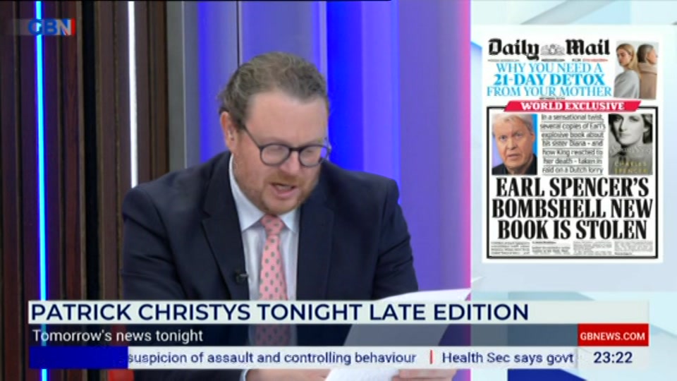 Still from GB News at 22:30
