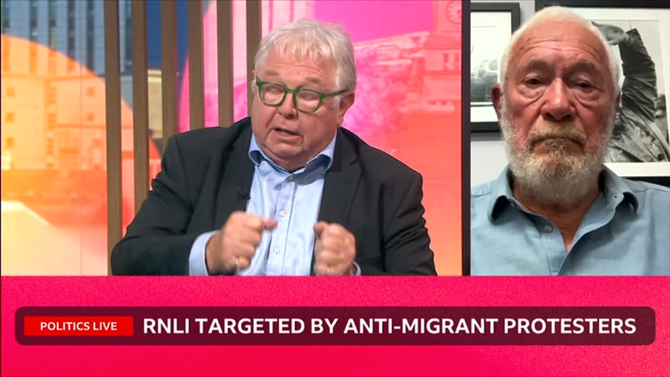 Broadcast still at 27m 30s. BBC Two, Politics Live, 15 September 2026.