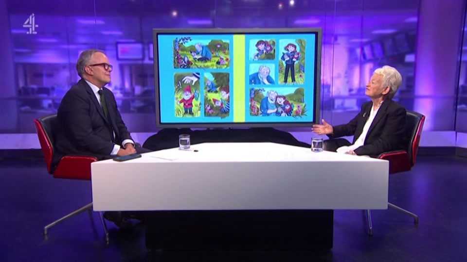 Broadcast still at 23m. Channel 4, Channel 4 News, 12 September 2026.