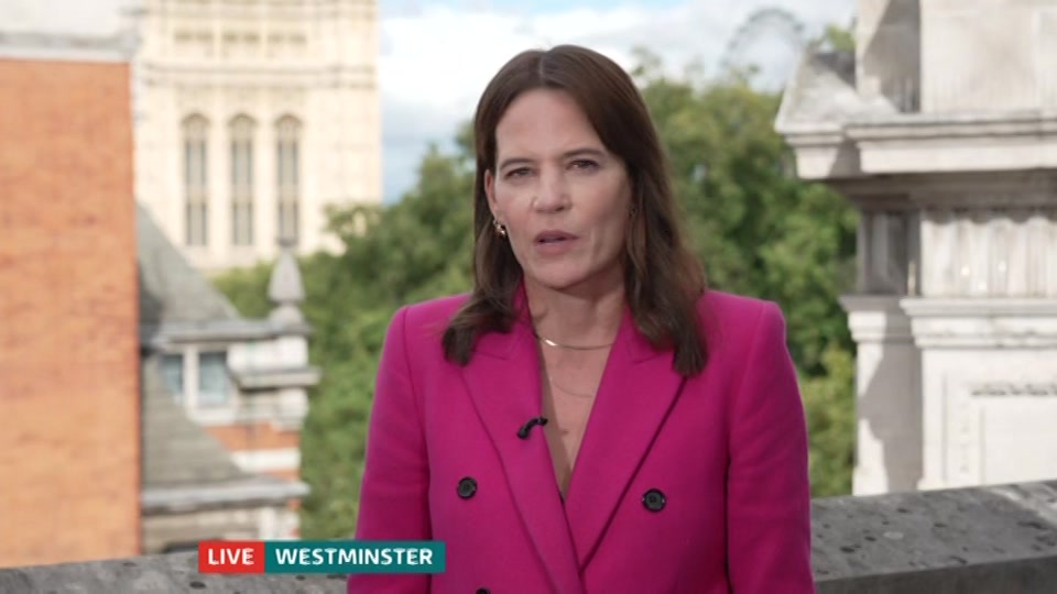 Broadcast still at 8m 30s. ITV, ITV Lunchtime News, 16 September 2026.