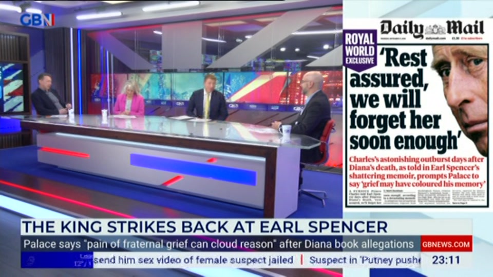 Broadcast still at 11m 30s. GB News, New: Patrick Christys Tonight Late..., 16 September 2026.