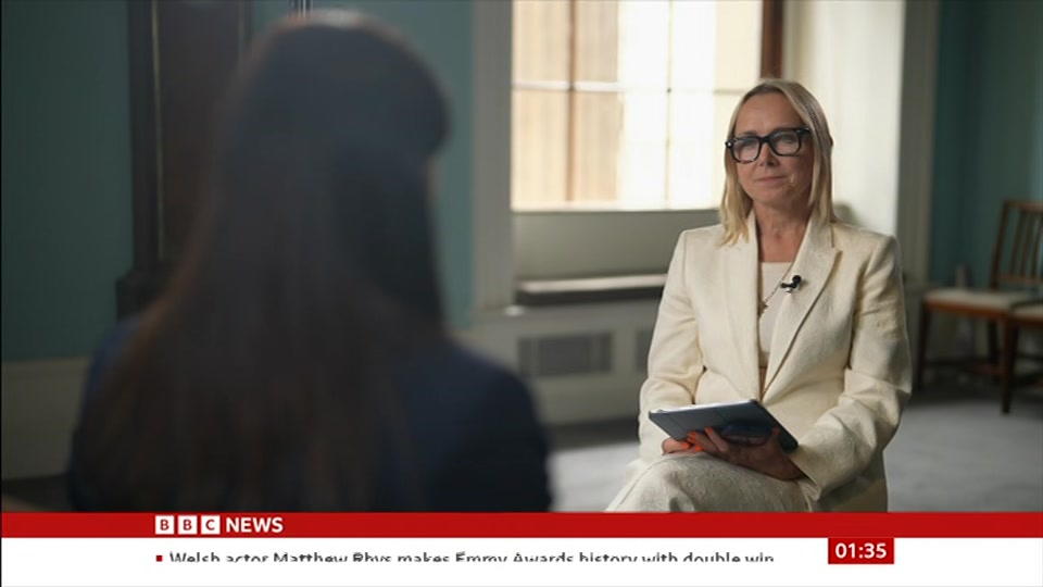 Broadcast still at 5m 30s. BBC News, The Media Show, 16 September 2026.