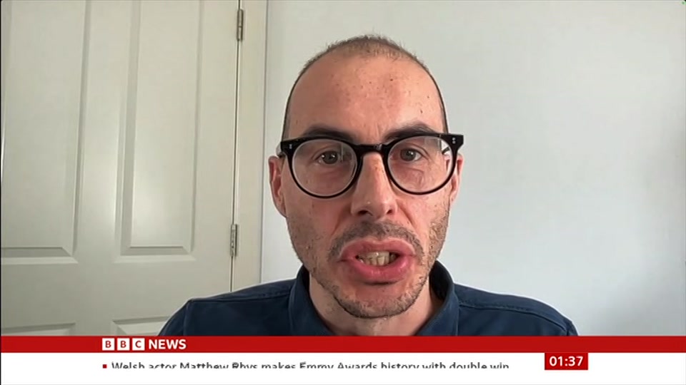 Still from BBC News at 7:00