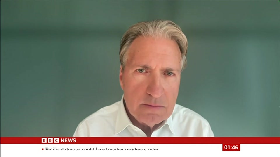 Still from BBC News at 16:30
