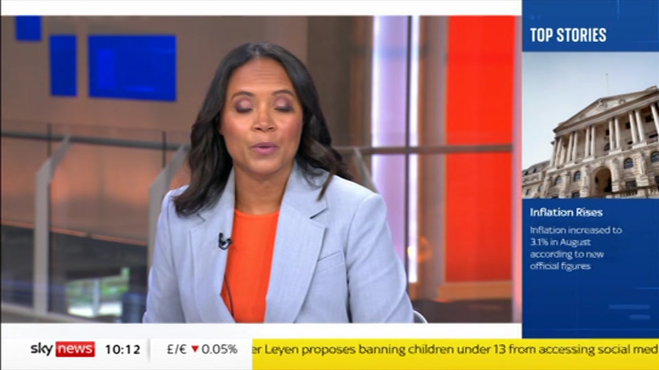 Still from Sky News at 12:00