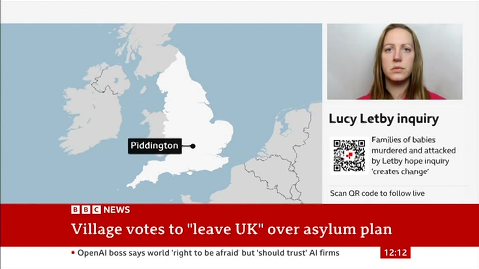 Still from BBC News at 12:00