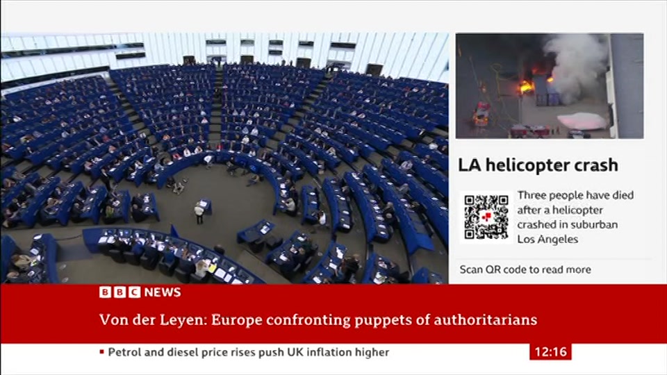 Still from BBC News at 16:00
