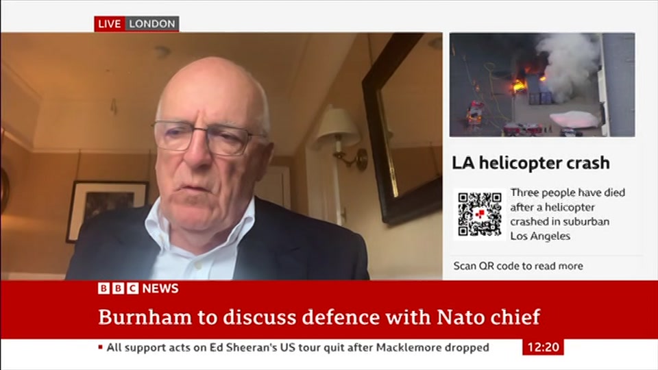 Broadcast still at 20m 30s. BBC News, BBC News Now, 16 September 2026.