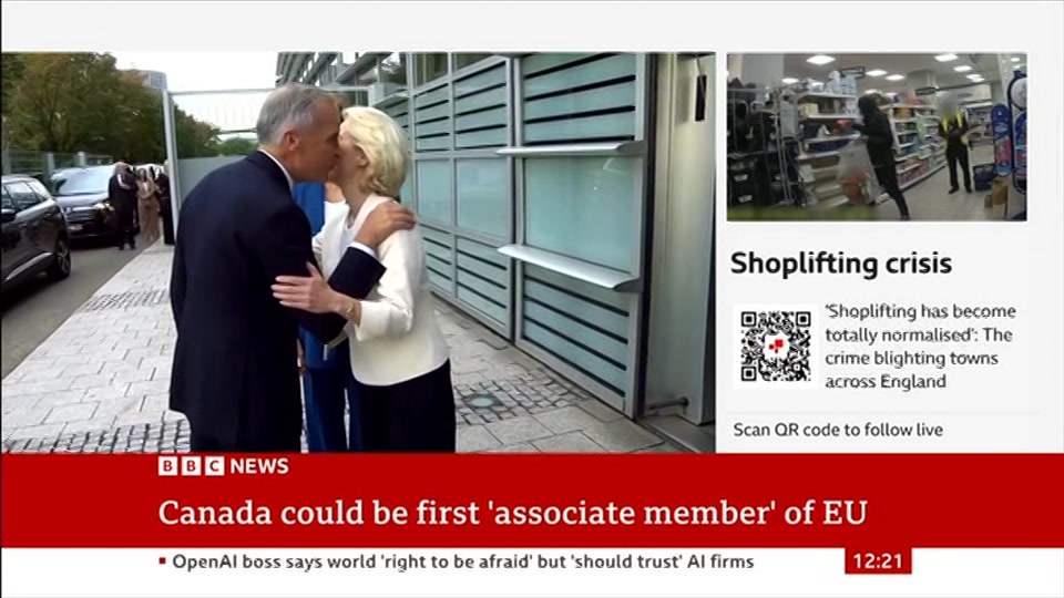 Still from BBC News at 21:30