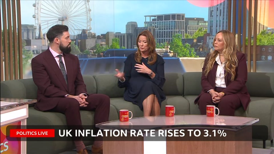 Broadcast still at 7m. BBC Two, Politics Live, 16 September 2026.
