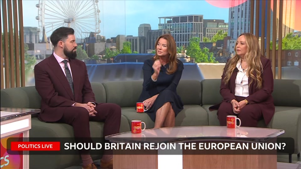Broadcast still at 17m. BBC Two, Politics Live, 16 September 2026.