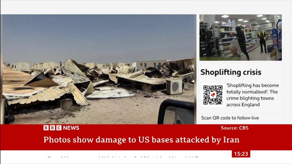 Still from BBC News at 23:00