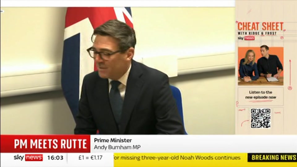 Still from Sky News at 3:30