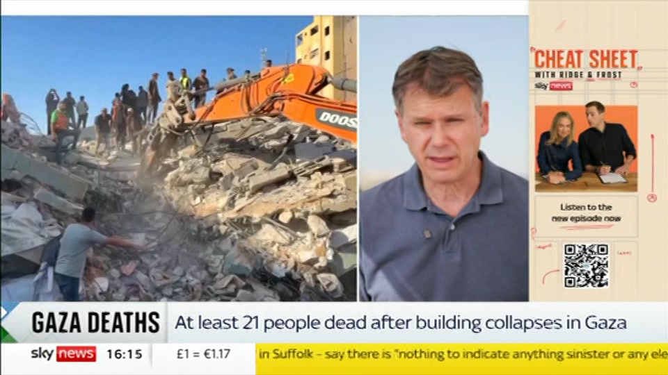 Still from Sky News at 15:00