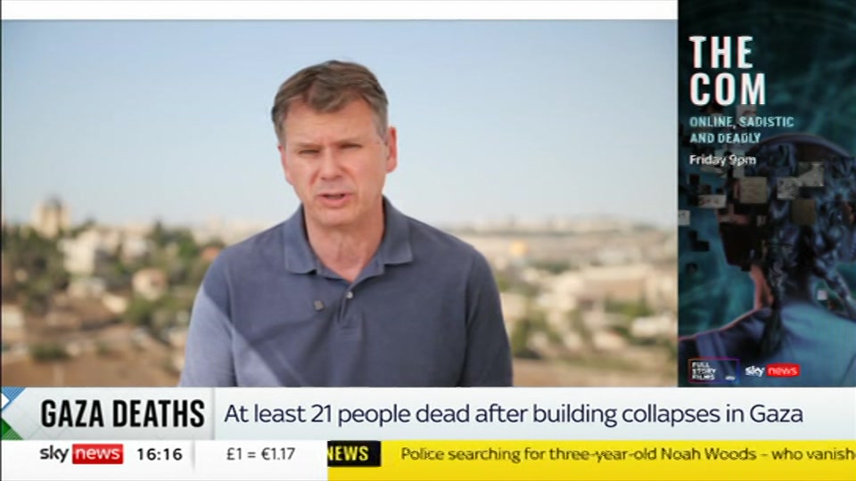 Still from Sky News at 16:00