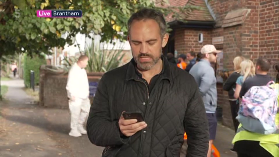 Broadcast still at 5m. Channel 5, 5 News with Dan Walker, 16 September 2026.