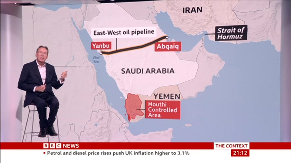 Broadcast still at 12m. BBC News, The Context, 16 September 2026.