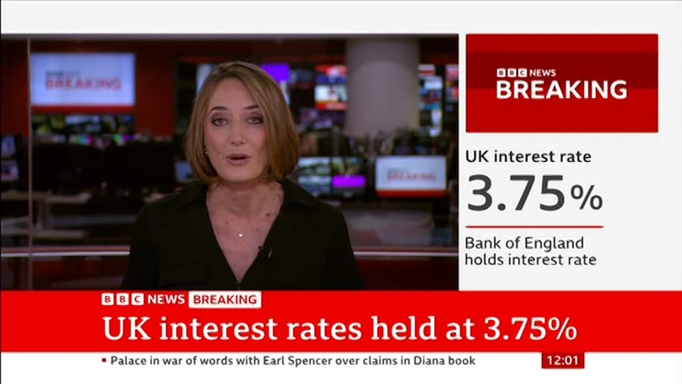 Still from BBC News at 1:00
