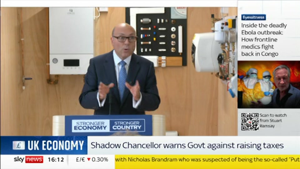 Still from Sky News at 12:00