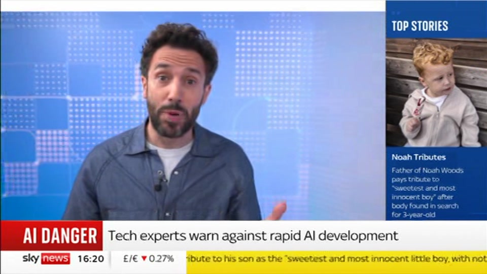 Still from Sky News at 20:30