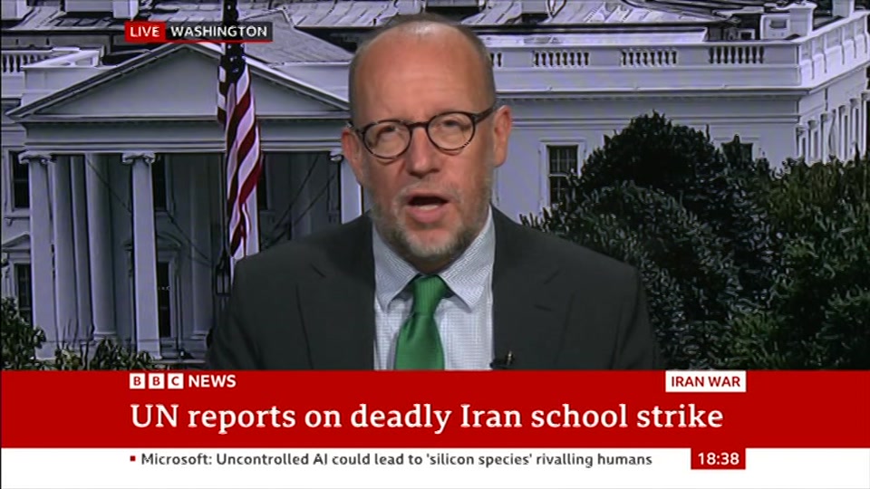 Still from BBC News at 8:30