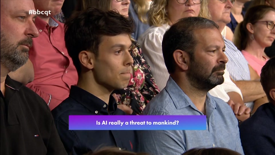 Broadcast still at 10m 30s. BBC One, Question Time, 17 September 2026.