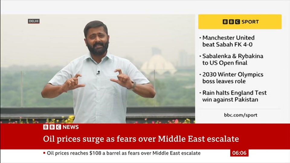 Broadcast still at 6m 30s. BBC News, 11 September 2026.