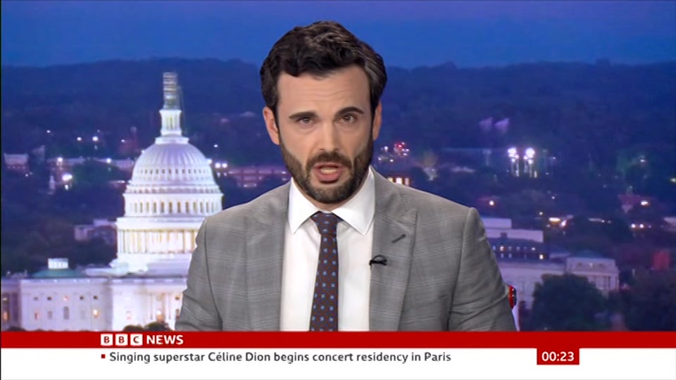 Still from BBC News at 23:00